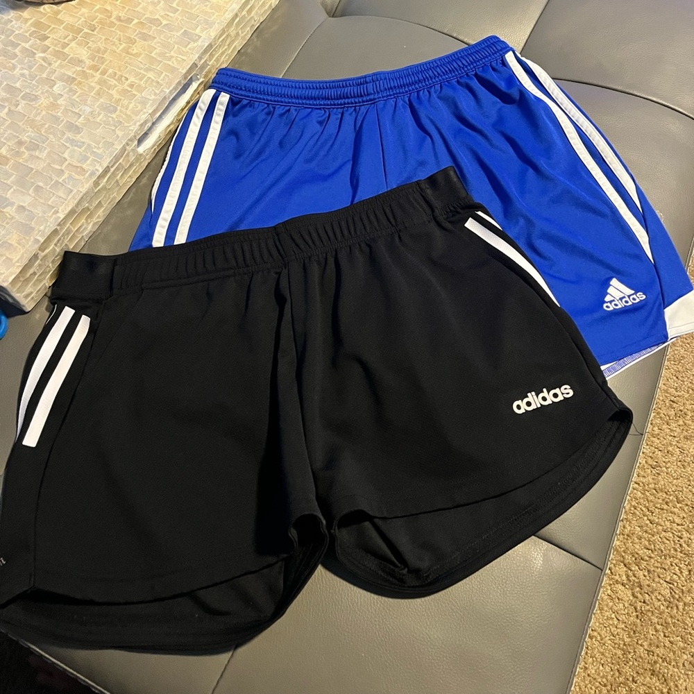2 pair medium adidas shorts.